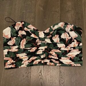 Express floral crop top